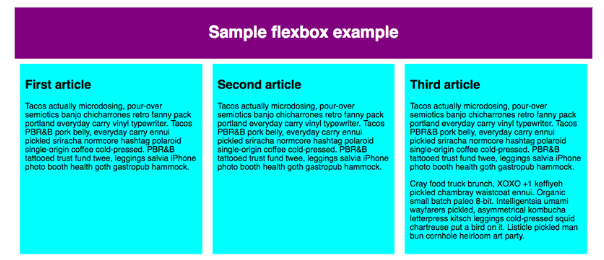 flexbox